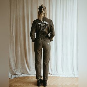 Army Green Boiler Jumpsuit